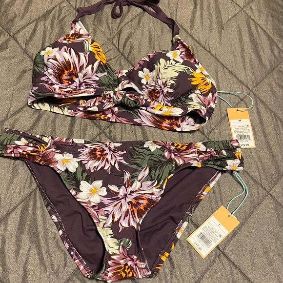 Kona Sol Swim Nwt Kona Sol Bikini Top And Bottom Set Poshmark